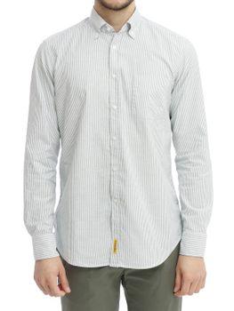 Camicia BD Baggies Oxford Bianco/Verde