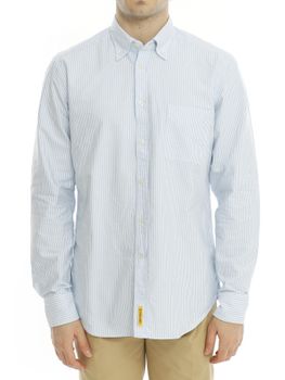 Camicia BD Baggies Oxford Bianco/Azzurro