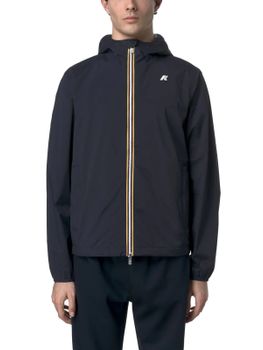 Giubbino K-Way Jack Stretch Nylon Jersey Blu