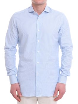 Shirt Xacus Taylor White-Light Blue