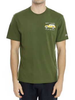 T-Shirt MC2 Saint Barth Stampata Verde