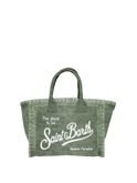 bag mc2 saint barth vanity linen green