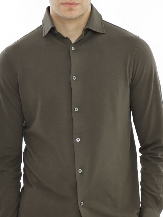 shirt-filippo-de-laurentiis-pique-brown
