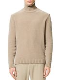 maglione rrd cinematt turtleneck knit beige