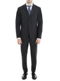 suit boglioli plain wool grey