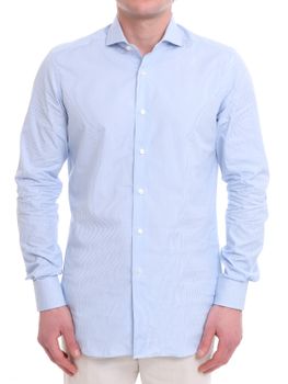 Shirt Xacus Taylor White-Light Blue
