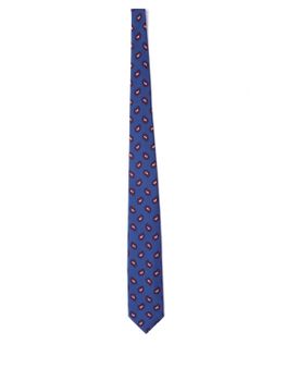 Cravatta Holliday & Brown Twill Blu