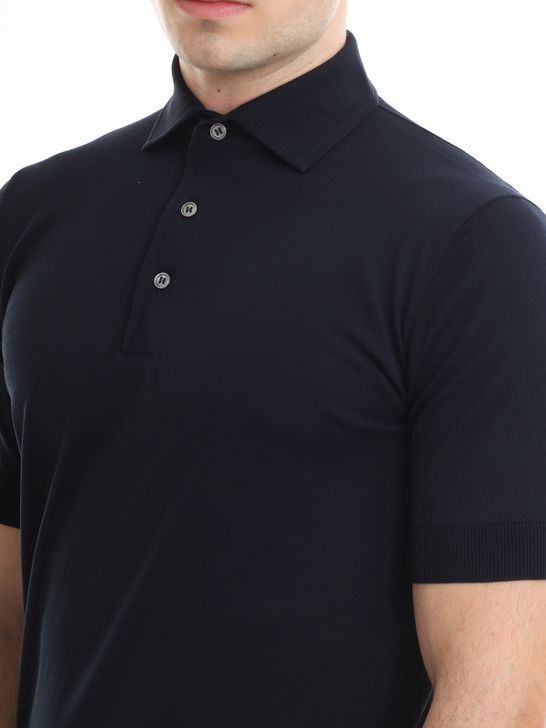 polo-shirt-filippo-de-laurentiis-cotton-blue
