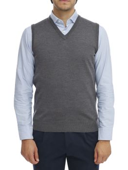 Gilet Pendolum Merinos Grigio