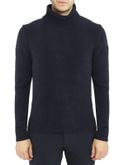 maglione rrd cinematt turtleneck knit blu