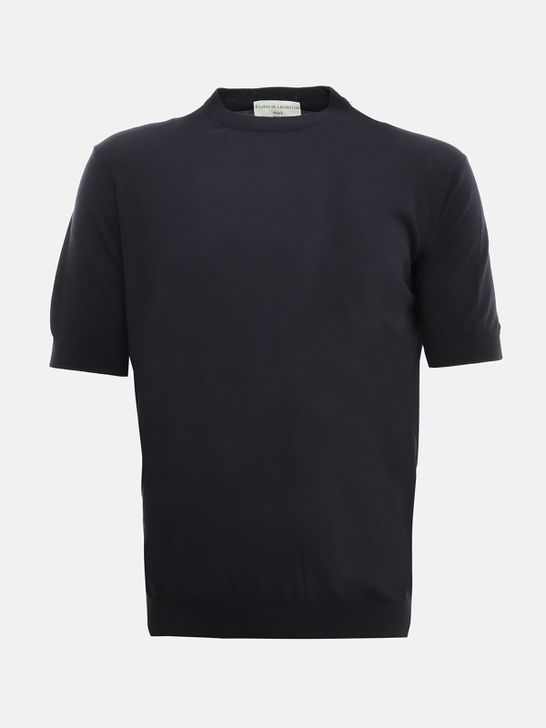 sweater-filippo-de-laurentiis-crepe-blue