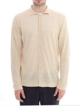 Camicia Filippo De Laurentiis Lino-Cotone Beige