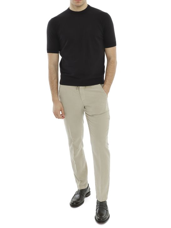 sweater-filippo-de-laurentiis-crepe-black