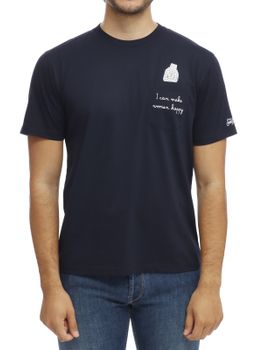 T-Shirt MC2 Saint Barth Connor Blu