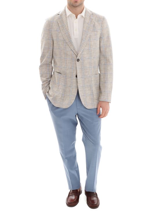 giacca-circolo-1901-check-beige-cn4332-naturale