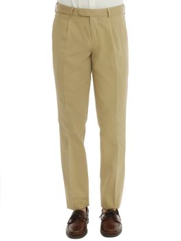 Pantaloni Devore Incipit Micro Resca Beige