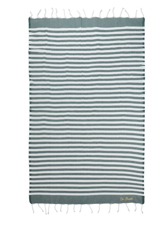 beach-towel-mc2-saint-barth-fouta-green