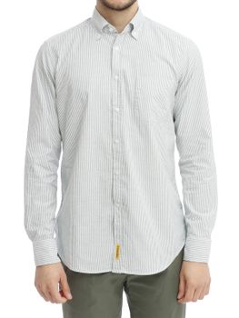 Camicia BD Baggies Oxford Bianco/Verde