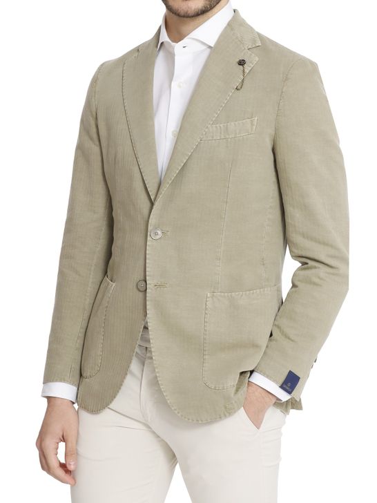 blazer-santaniello-micro-herringbone-green