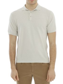 Polo Kangra Cotone-Lino Grigio