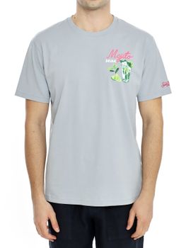 T-Shirt MC2 Saint Barth Stampata Grigio