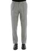 trousers devore incipit techno wool grey