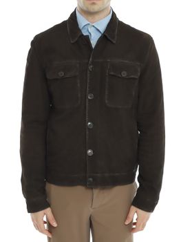 Jacket ProLeather Suede Brown