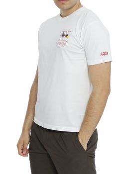 T-Shirt MC2 Saint Barth Stampata Bianco
