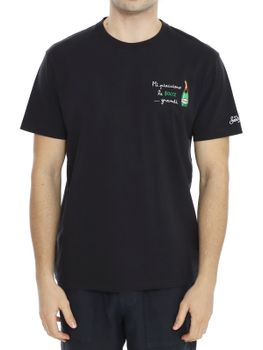 T-Shirt MC2 Saint Barth Portofino Nero
