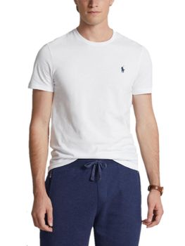 T-Shirt Polo Ralph Luren Jersey Bianco