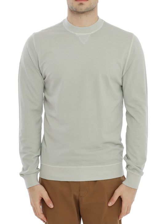 sweatershirt-filippo-de-laurentiis-pique-grey