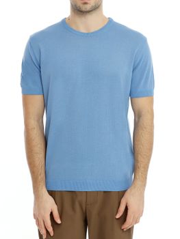 T-Shirt Pendolum Crepe Azzurro