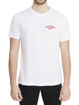 T-Shirt Bl'ker Stampata Bianco