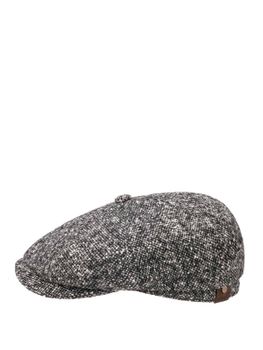 Flat Cap Stetson Hatteras Donegal Grey