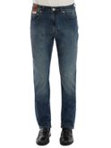 jeans devore incipit roma blu