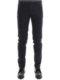 pantaloni briglia 1949 gabardina blu