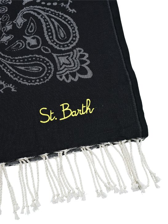 telo-mare-mc2-saint-barth-foutas-jacquard-nero-fout009-02044h