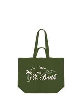 Borsa MC2 Saint Barth Essential Beach Verde