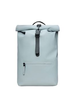Backpack Rains Rolltop Rucksac Light Blue