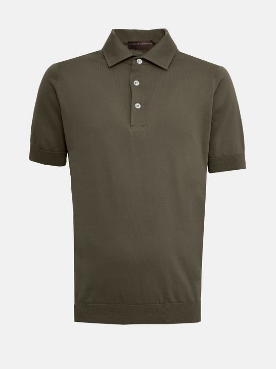 On sale Polo Shirt Filippo De Laurentiis Crepe Green