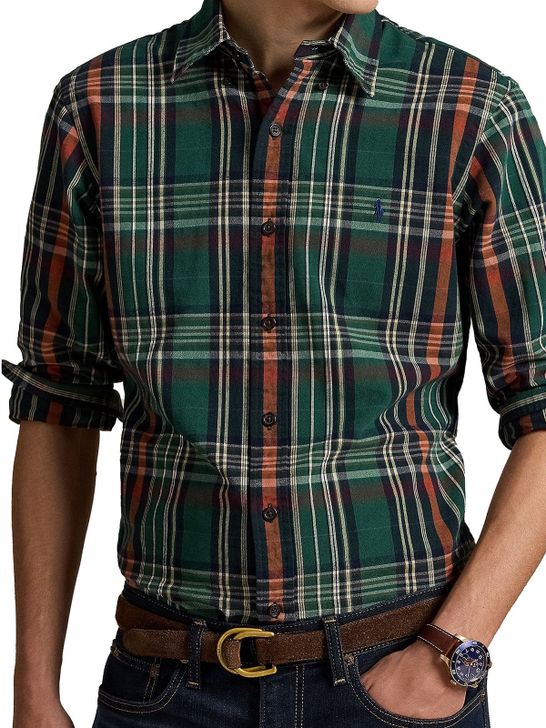 camicia-polo-ralph-lauren-plaid-oxford-verde-710p00524-002