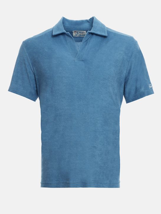 polo-shirt-mc2-saint-barth-terry-light-blue