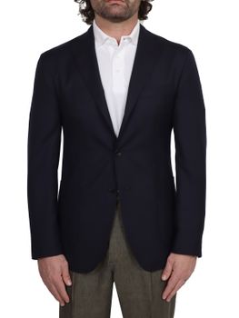 Blazer Boglioli Light Crepe Blu