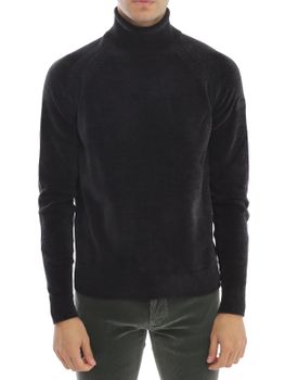 Sweater RRD Velvet Turtleneck Grey