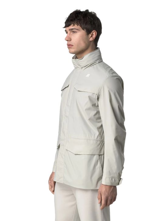 field-jacket-k-way-manuel-stretch-beige
