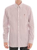 camicia polo ralph lauren pinpoint rosso