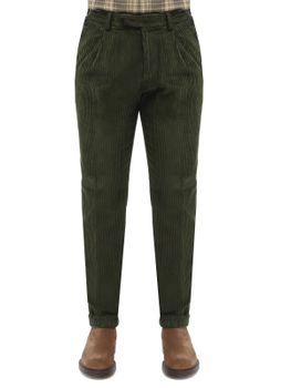 Trousers Devore Incipit Corduroy Green