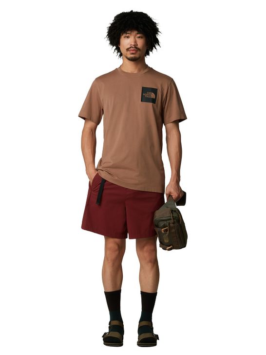 t-shirt-the-north-face-fine-tee-brown
