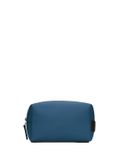 borsa rains wash bag small azzurro