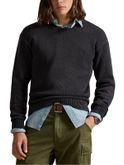 maglia polo ralph lauren cotone nero